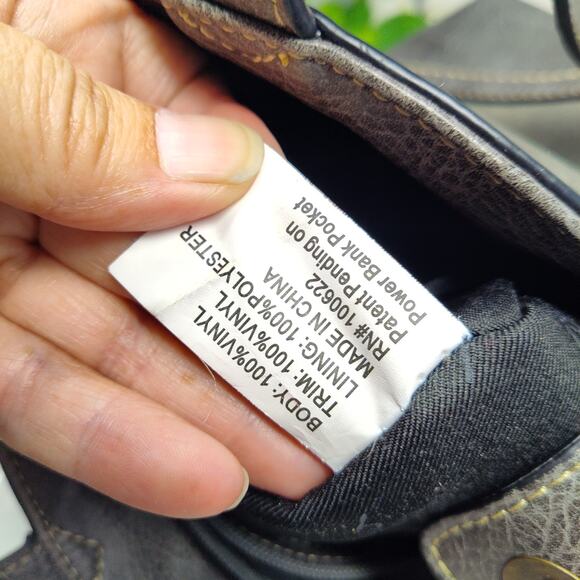 BOC Born Concept Handbag Purse Stanville Tote Bag 16" X 10" Grey - Picture 10 of 10